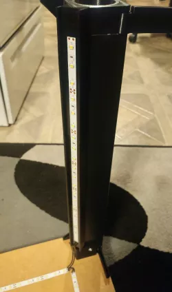 LED Light Strip Corner Mount/Bracket with Diffuser
