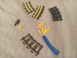 Lego R40 Rail Track curves middle Tiles