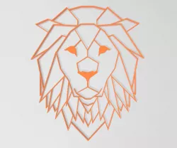 Lion Face Wall Decor