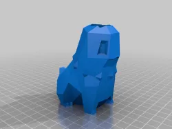 Low-Poly Chikorita Pot