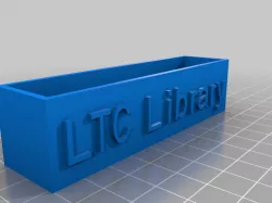 LTC Library Customized Basic Business Card Holder