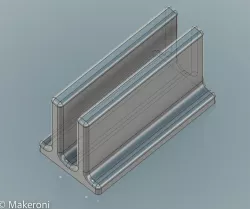 MacBook vertical stand