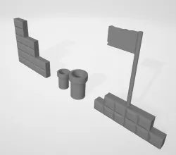 Mario Game Play Scene