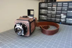 Medium Format Camera with 3D Printed Ratchet
