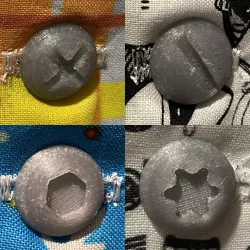 Modular Buttons - Screw Heads