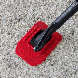 Motorcycle kickstand extender