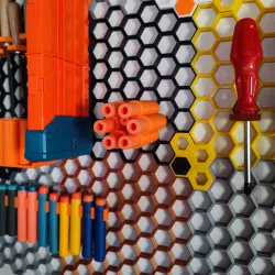 Nerf Alpha Strike Cobra Reloader Holder Honeycomb