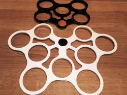 Nonet Cup Tray (Folding Design)