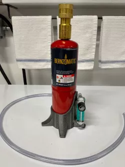 Oxygen O2 Tank and Flow Meter Stand For Home Brew Beer Making