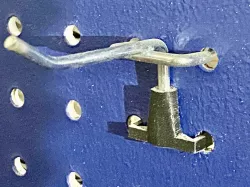 Pegboard Long Hook Clip-Down Adapter