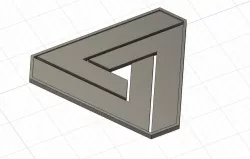 Penrose Triangle Coasters