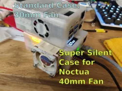 PiKVM Case Mod for silent Noctua 40mm Fan