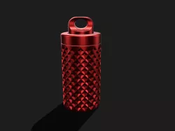 Pill Bottle Keyring Stash