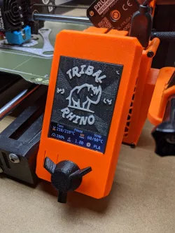 Prusa Mini screen cover with a window