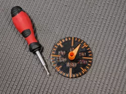 Prusa Mini silicone bed leveling mod dialer