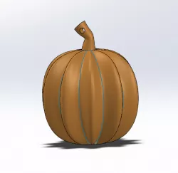 Pumpkin Earring