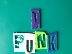 *️⃣ Punk font letter T