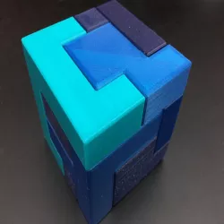Puzzlecad version of dgontier’s Interlocking Puzzle Cube #2