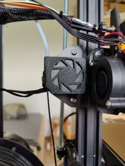 QR cover with reversebowden adapter Ender 3