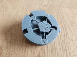Radial/rotary engine toy (print in place)