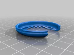 Radiator side panel clamp / flange
