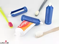 Ratchet toothpaste tube squeezer