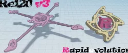 Re120 v3 - Rapidevolution 120mm (3") Printpick FPV Frame