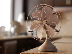 Retro Oscillating Fan - Redux