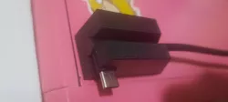 Right angle Type-C cord holder