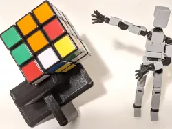 RUBIKS CUBE STAND / PUZZLE