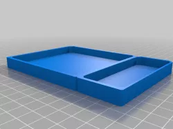 Rugged Desktop Organizer: Bottom part with shelf