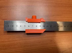 Ruler positioning block