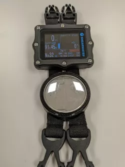 Scuba Diving Wrist Mirror Mount - Shearwater Perdix Strap