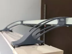 Shelf-edge minimalist strip light mount