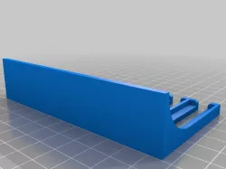 Shortened 7-slot cable rack