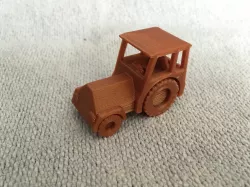 Small tractor - tractor spinner (printed in one piece without supports)