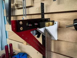 Space saving measurement tool holder