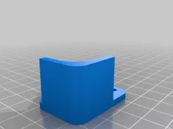 Square extruder switch fan support