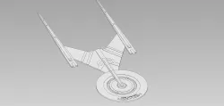 Star Trek Discovery "3D" wall art