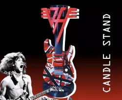 Strat guitar EVH candle stand