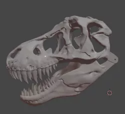 T-rex Skull mask with moving jaw