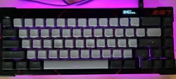 The2187Lite - A Handwired 65% revision of The2187 TKL with OLED and RGB!