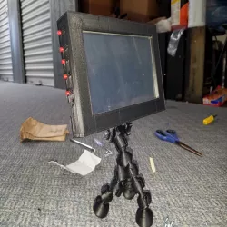 Tilting 7" Touchscreen LCD Enclosure remix