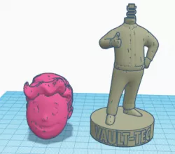 Vault Boybobble head with Spring neck