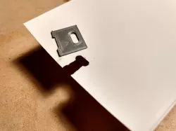 Vertical blind repair tab