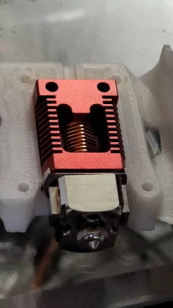 Voron Stealthburner haldis red lizard hotend mount