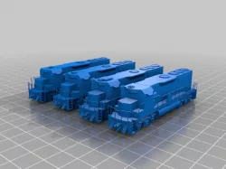 Western Pacific GP40s and GP40-2s