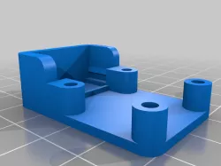 Wing FC mount 20x20 with servo connectors