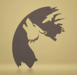 Wolf Silhouette