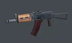 AKS-74u Low-poly  3D model